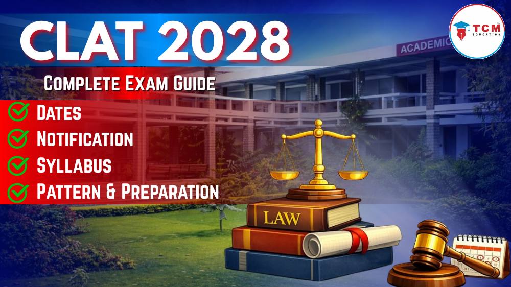 CLAT 2028: Complete Exam Guide – Dates, Notification, Syllabus, Pattern & Preparation